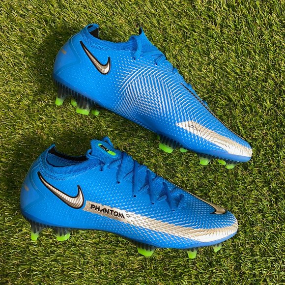 Nike Phantom GT Elite FG Blue Soccer Cleats CK8439-401 Men 5.5 Wmn 7 Bosnia NEW main image 5